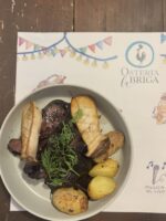 Guancia di Vitello CBT brasata con Cardoncelli e Patate