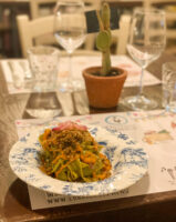 Pappardelle verdi al ragù di Capriolo