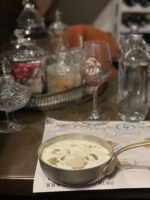 Uovo CBT con spuma di parmigiano,purè di patate e Tartufo Bianco