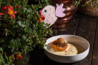 Pesca ripiena di amaretti di Sassello