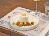 Ricottina di Mandorle con Castagne e mandorle tostate