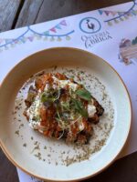 Melanzana, Stracciatella di Burrata e Pomodoro Arrostito