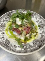 Tartare di manzo con Funghi Porcini
