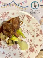 Costolette di Agnello,Asparago Violetto e Crema di Fave