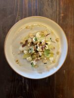 Cuore di Porro, Hummus & Creme Fraiche